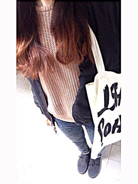 「theory（セオリー）のアイテム（バッグ）」を使った、ucaさん（レディース・166cm）の春コーディネート