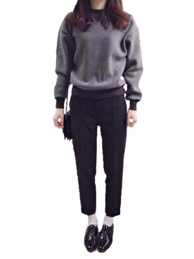 「MONKI」｜ucaさん（レディース・166cm）の冬コーディネート