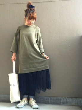 ちぃさん（レディース・153cm）の春コーディネート