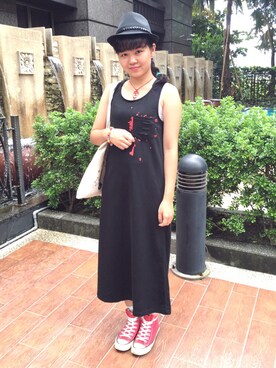 「5（ファイブ）のアイテム（ワンピース/ドレス）」を使った、びさん（レディース・157cm）の秋コーディネート