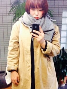 「FLYING TIGERS」｜「アイテム（ワンピース/ドレス）」を使った、eunyoungさん（レディース・162cm）の秋コーディネート