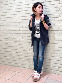 HYSTERIC GLAMOUR 迷彩柄スカーフ Y2K HYSTERIC GLAMOUR（ヒステリックグラマー）の「ZEBRA GIRL