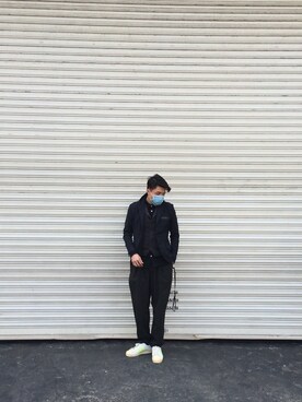 「ROARINGWILDのアイテム（ジャケット/アウター）」を使った、@_ppcさん（メンズ・176cm）の春コーディネート