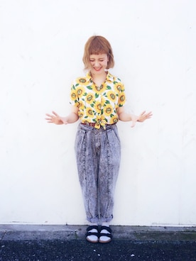 a k a n eさん（レディース・165cm）の夏コーディネート