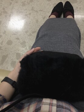 「rps（アールピーエス）のアイテム（シャツ/ブラウス、ピンク系）」を使った、あみてぃーすりーさん（レディース）の秋コーディネート
