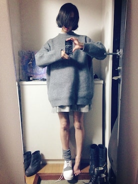 「Jeffrey Campbell（ジェフリーキャンベル）のアイテム（その他シューズ）」を使った、suephie sphinsky さん（レディース・155cm）の秋コーディネート