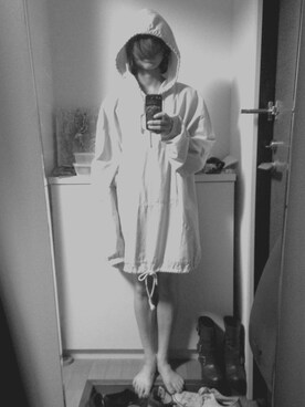 「オールグレー」｜「アイテム（パーカー）」を使った、suephie sphinsky さん（レディース・155cm）の秋コーディネート