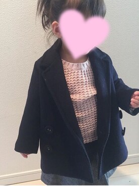 「Little deicy（リトルデイシー）のアイテム」を使った、mimikoさん（キッズ・90cm）の冬コーディネート