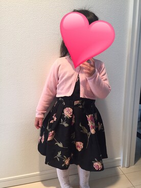 「Little deicy（リトルデイシー）のアイテム」を使った、mimikoさん（キッズ・90cm）の春コーディネート