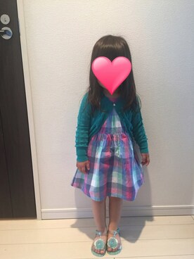 「Little deicy（リトルデイシー）のアイテム」を使った、mimikoさん（キッズ・90cm）の夏コーディネート