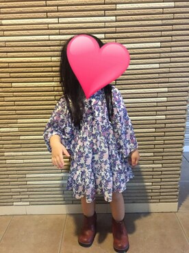 「Little deicy（リトルデイシー）のアイテム」を使った、mimikoさん（キッズ・90cm）の春コーディネート