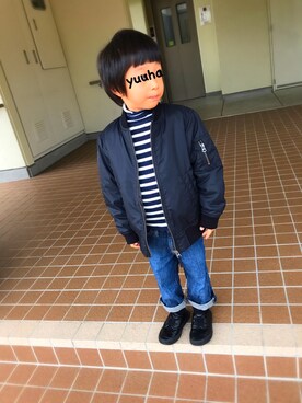 yu'nさん（キッズ・100cm）の冬コーディネート