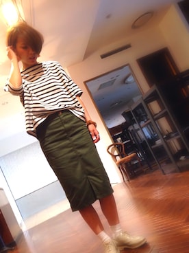 nano・universe 札幌ステラプレイス STAFFさん（レディース・158cm）の夏コーディネート