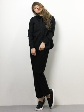 馬詰麿帆さん（レディース・157cm）の春コーディネート