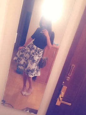 「花柄 スカート」｜Jasmine.さん（レディース・167cm）の春コーディネート
