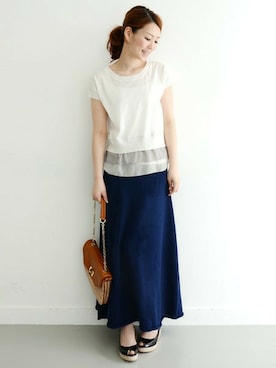 Hamaさん（レディース・164cm）の春コーディネート