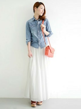 Hamaさん（レディース・164cm）の春コーディネート