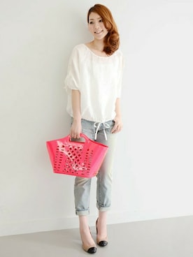 Hamaさん（レディース・164cm）の春コーディネート