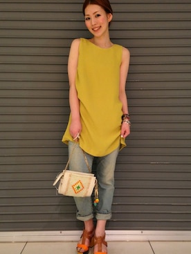 Hamaさん（レディース・164cm）の春コーディネート