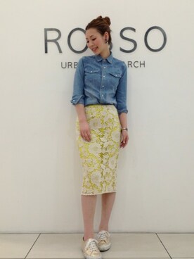 Hamaさん（レディース・164cm）の春コーディネート