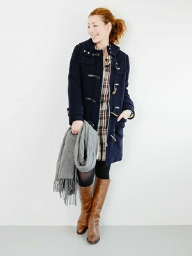 「URBAN RESEARCH ROSSO WOMEN（アーバンリサーチ　ロッソ）のアイテム（ダッフルコート）」を使った、Hamaさん（レディース・164cm）の夏コーディネート