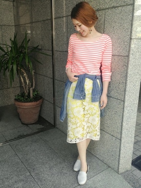Hamaさん（レディース・164cm）の春コーディネート