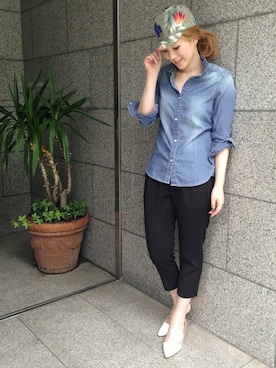 Hamaさん（レディース・164cm）の春コーディネート