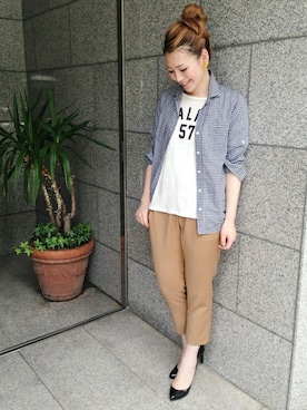 Hamaさん（レディース・164cm）の春コーディネート