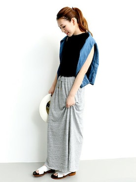 Hamaさん（レディース・164cm）の春コーディネート