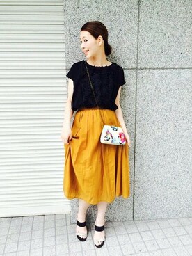 Hamaさん（レディース・164cm）の夏コーディネート