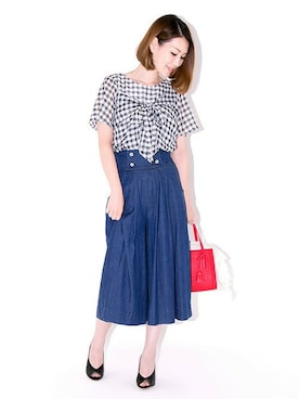 Hamaさん（レディース・164cm）の夏コーディネート
