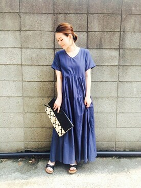 Hamaさん（レディース・164cm）の夏コーディネート