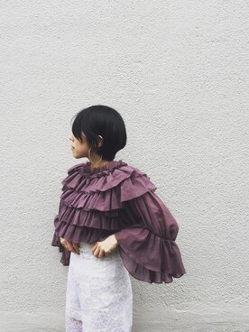 「siiilon」｜「アイテム（パンツ）」を使った、kilico. 宇津木明子さん（レディース・158cm）の春コーディネート
