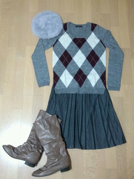 YUKIKO♡さん（レディース・158cm）の秋コーディネート