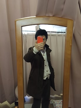 「SHIPS（シップス）のアイテム（ダウンジャケット/コート）」を使った、mashuさん（メンズ・170cm）の冬コーディネート