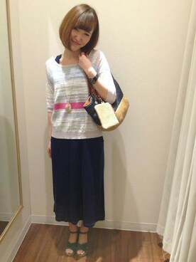 marucoさん（レディース・161cm）の春コーディネート