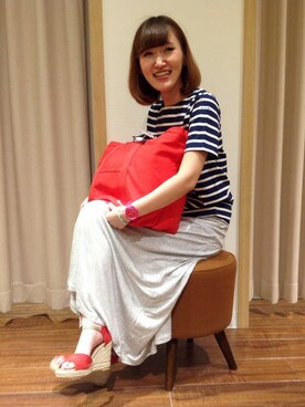 marucoさん（レディース・161cm）の夏コーディネート