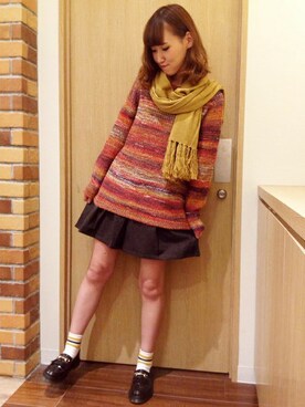 marucoさん（レディース・161cm）の秋コーディネート