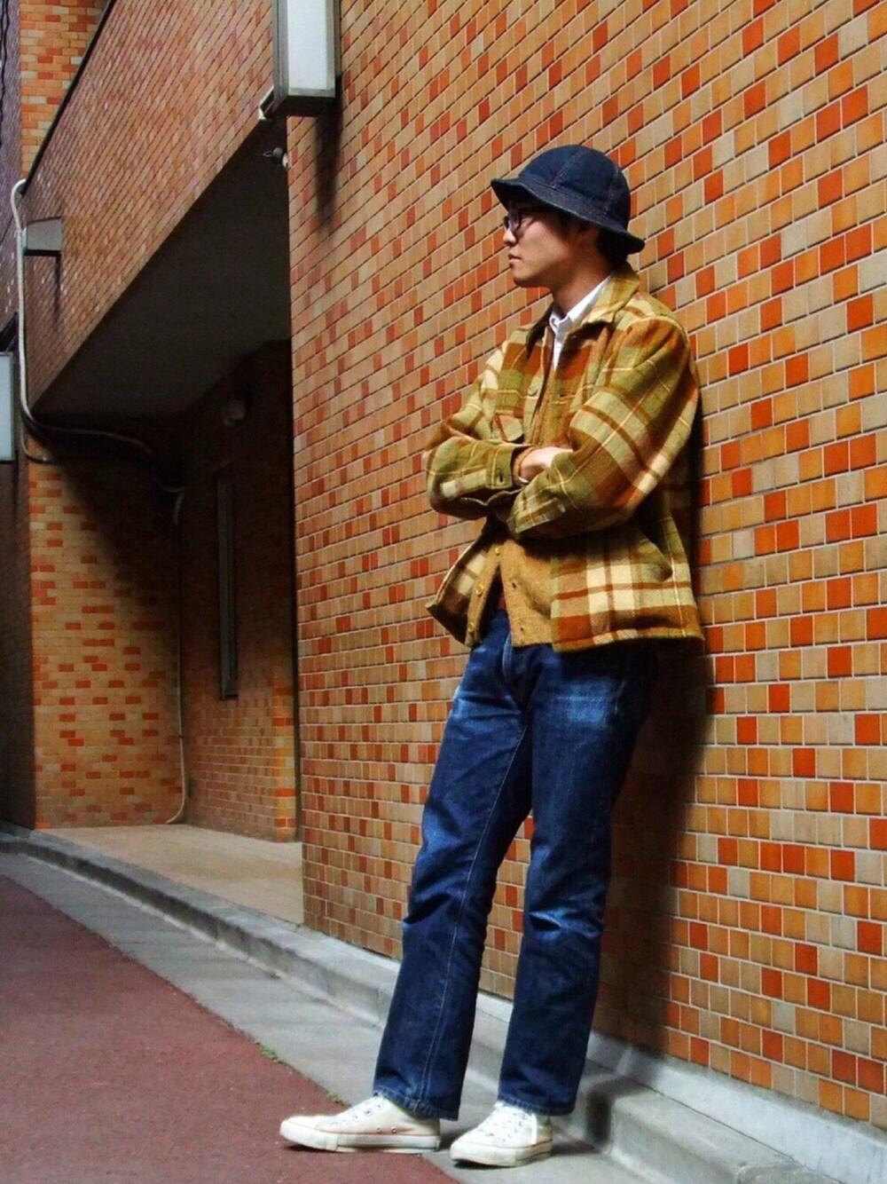 kyoheyさんの「ウールシャツジャケット 70s（WOOLRICH）」を使ったコーディネート
