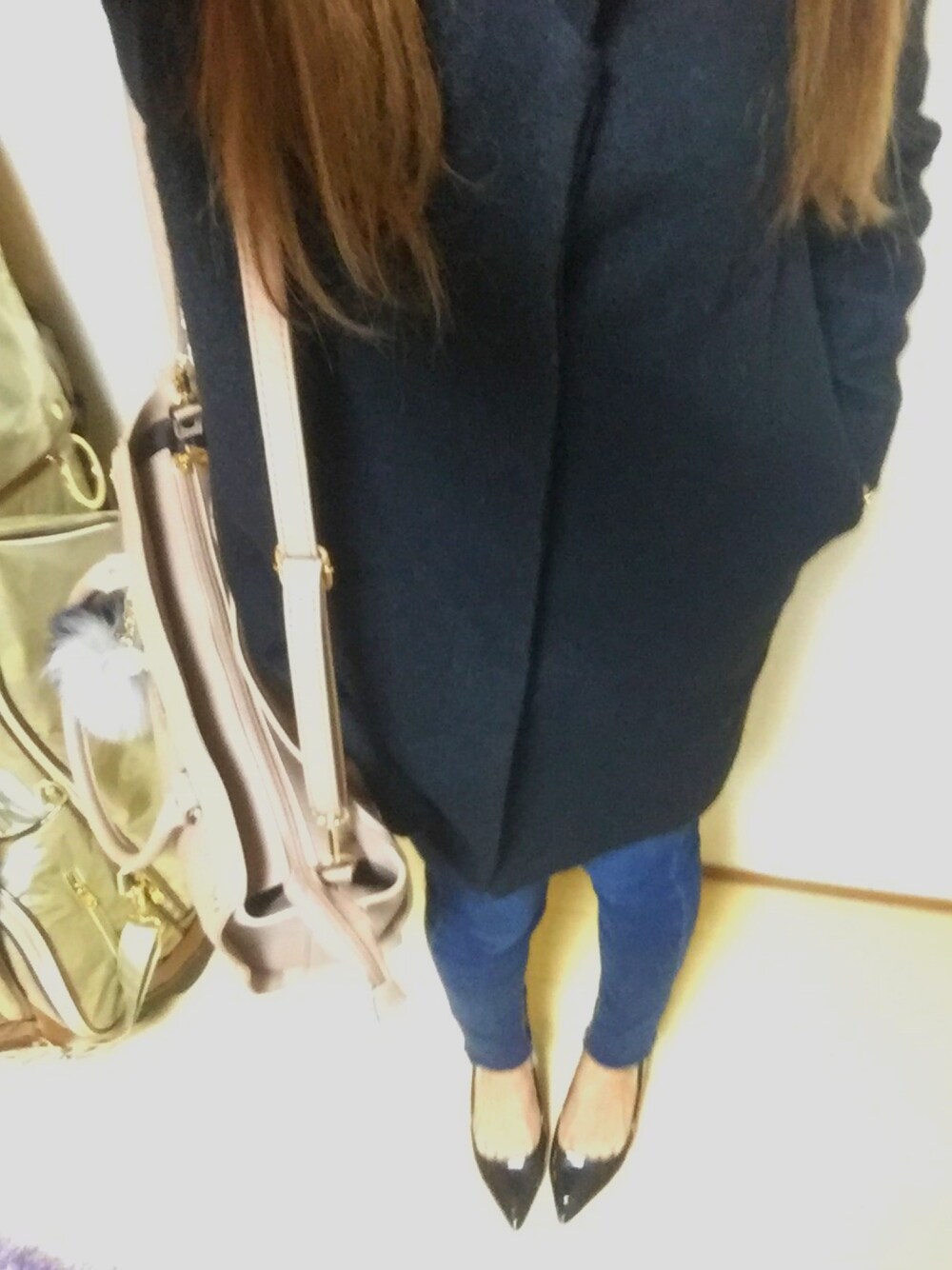 「秋のコーデ、Rady、ZARA、EGOIST、シンプルコーデ、大人コーデ」｜「Radyのアイテム（トレンチコート、ブラック系）」を使った、Runa.❦さん（レディース・160cm）の秋コーディネートの1枚目の写真