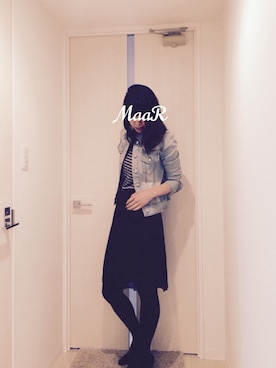 MaaRさん（レディース・168cm）の冬コーディネート