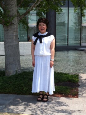 くぼたさん（レディース・153cm）の夏コーディネート