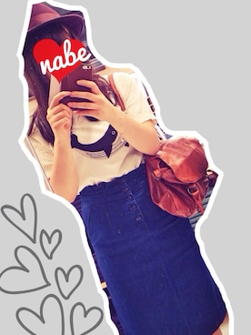 nabeさん（レディース・158cm）の夏コーディネート