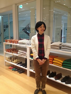 「Scye（サイ）のアイテム（パンツ）」を使った、nagaiさん（レディース・162cm）の秋コーディネート