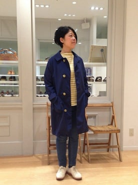 「マリンスタイル」｜「アイテム（その他アウター）」を使った、nagaiさん（レディース・162cm）の冬コーディネート