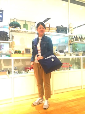 「orSlow（オアスロウ）のアイテム」を使った、nagaiさん（レディース・160cm）の冬コーディネート