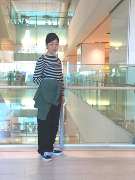 「COMOLI（コモリ）のアイテム」を使った、nagaiさん（レディース・160cm）の秋コーディネート