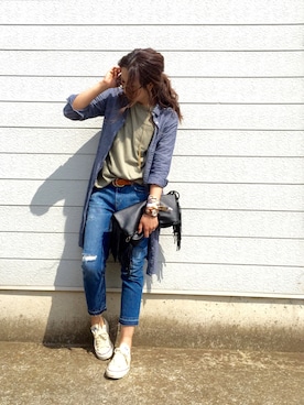 ema.さん（レディース・166cm）の春コーディネート