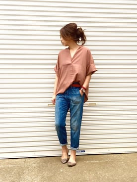 「KC,s（ケイシーズ）のアイテム」を使った、ema.さん（レディース・166cm）の夏コーディネート