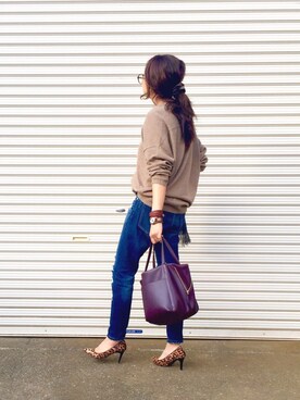 「KC,s（ケイシーズ）のアイテム」を使った、ema.さん（レディース・166cm）の秋コーディネート